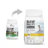 Sausas šunų maistas VETEXPERT RAW PALEO Ultra Mini Adult Turkey 2 kg — pilnavertis taukas suaugusiems mažų veislių šunims, baltymai 24,5%, riebalai 14%