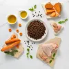 Sausas šunų maistas VETEXPERT RAW PALEO Ultra Mini Adult Turkey 2 kg — pilnavertis taukas suaugusiems mažų veislių šunims, baltymai 24,5%, riebalai 14%