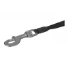 Ištraukiamas šunų pavadėlis Flexi New Classic 5 m, juoda nailono juosta, didelėms veislėms iki 50 kg