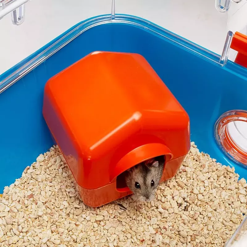 Hamsterių narvas FERPLAST Combi 2, mėlynas permatomas, P795×G295×A263 mm, technopolimeras
