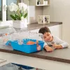 Hamsterių narvas FERPLAST Combi 2, mėlynas permatomas, P795×G295×A263 mm, technopolimeras