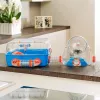 Hamsterių narvas FERPLAST Combi 2, mėlynas permatomas, P795×G295×A263 mm, technopolimeras