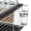Narvelis FERPLAST Casita 80 jūrų kiaulytėms 780×480×500 mm, metalas ir plastikas, pilka/juoda-balta