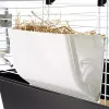 Narvelis FERPLAST Casita 80 jūrų kiaulytėms 780×480×500 mm, metalas ir plastikas, pilka/juoda-balta
