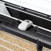 Narvas FERPLAST Casita 120 triušiams ir jūrų kiaulytėms, metalas/plastikas, 1190×580×600 mm, balta/tamsiai smėlio