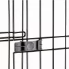 Kietas gyvūnų nešiojimo narvas FERPLAST Superior 770×510×550 mm — metalinis / plastikinis narvas mažiems šunims 5–9,9 kg, juodas