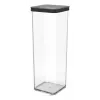 Pašarų talpykla rotho 1160608080 2 L Juoda permatoma, 100×100×285 mm, technopolimeras