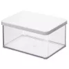 Maitinimo talpykla rotho Dispenser Loft 11610 stačiakampė 2,25 l, technopolimeras, balta, 200×150×96 mm