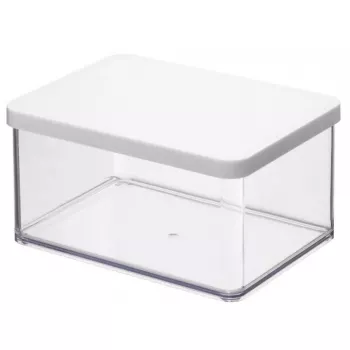 Maitinimo talpykla rotho Dispenser Loft 11610 stačiakampė 2,25 l, technopolimeras, balta, 200×150×96 mm