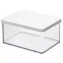 Maitinimo talpykla rotho Dispenser Loft 11610 stačiakampė 2,25 l, technopolimeras, balta, 200×150×96 mm