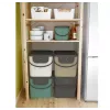 Atliekų konteineris Rotho Albula stačiakampis 40 L, technopolimeras, cappuccino, 400×358×340 mm, pakabinimo anga