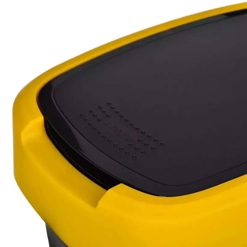 Trijų skyrių atliekų rūšiuoklė rotho Twist 3 × 25 l (technopolimeras, juoda, 252×333×476 mm)