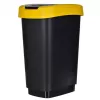 Trijų skyrių atliekų rūšiuoklė rotho Twist 3 × 25 l (technopolimeras, juoda, 252×333×476 mm)