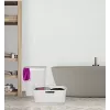 Rotho Brisen stačiakampis plastikinis indas 50 l, antracito spalvos, dangtis, pakabinimo anga
