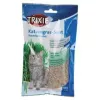 Kačių žolės skanėstas Trixie 4236 pakelis 100 g — augalinis daržovių delikatesas, padedantis šalinti kirmėles