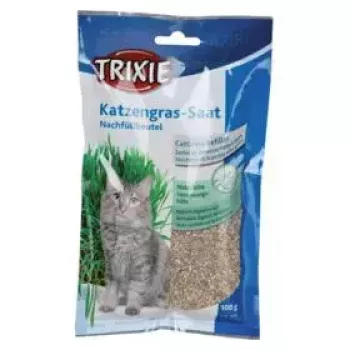 Kačių žolės skanėstas Trixie 4236 pakelis 100 g — augalinis daržovių delikatesas, padedantis šalinti kirmėles