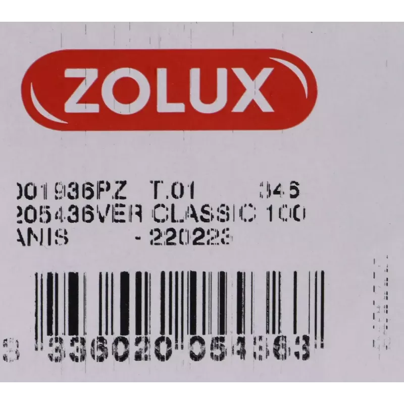 Narvelis ZOLUX Classic 100 cm graužikams — metalas/plastikas, 980×520×380 mm, 3 kg, žalsvai mėlynas
