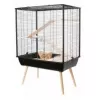 Narvelis ZOLUX Neo Cozy Large Rodents H80 juodas — metalinis/plastikinis narvas žiurkėms ir pelėms, aukštis 80 cm, plotis 78 cm, gylis 48 cm
