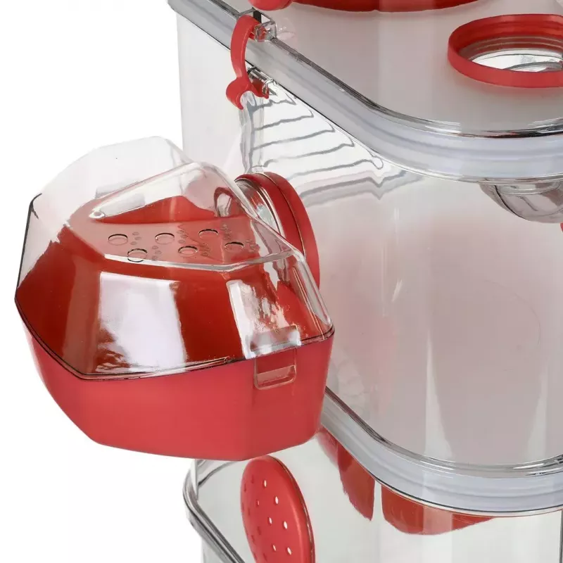 Graužikų narvas ZOLUX Rody3 Trio — mažų gyvūnų buveinė, metalas/plastikas, 410×270×530 mm, 3 kg, su ratuku