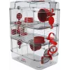 Graužikų narvas ZOLUX Rody3 Trio — mažų gyvūnų buveinė, metalas/plastikas, 410×270×530 mm, 3 kg, su ratuku