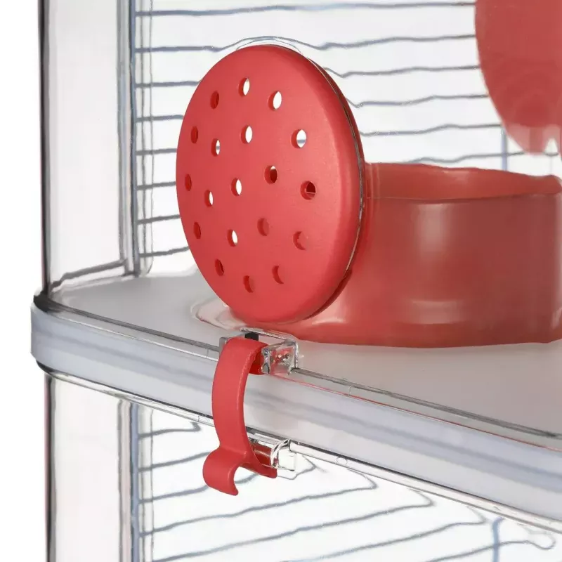 Graužikų narvas ZOLUX Rody3 Trio — mažų gyvūnų buveinė, metalas/plastikas, 410×270×530 mm, 3 kg, su ratuku
