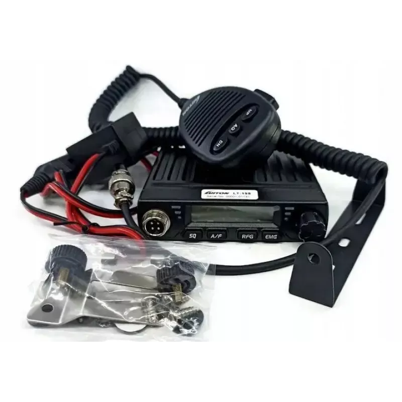 Automobilinis CB radijas Luiton LT-198, 40 AM/FM kanalų, 4 W, 12–24 V, juodas, žiebtuvėlio kištukas