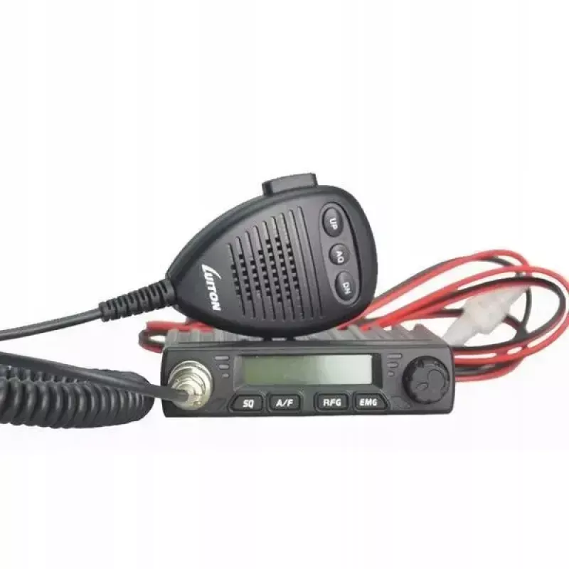 Automobilinis CB radijas Luiton LT-198, 40 AM/FM kanalų, 4 W, 12–24 V, juodas, žiebtuvėlio kištukas