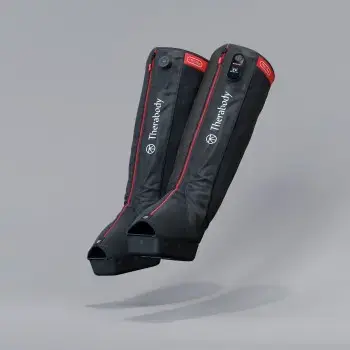 Kompresiniai batai Therabody Recovery Air Jetboots Pro Plus — viso ilgio, įprasti, pneumatiniai 20–100 mmHg, vibracija, LCD ekranas, įkraunami