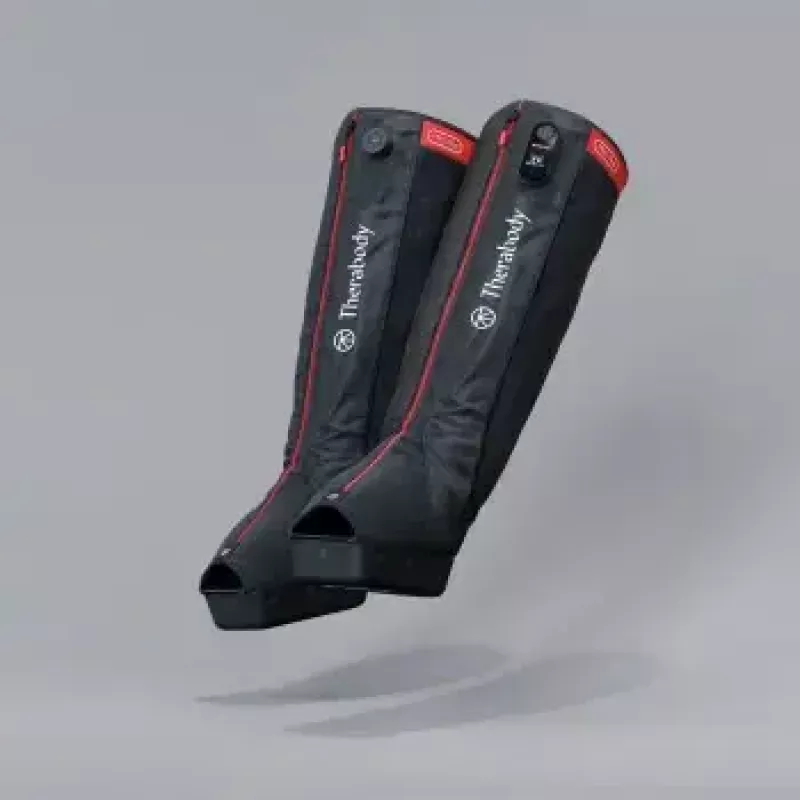 Kompresiniai batai Therabody Recovery Air Jetboots Pro Plus — viso ilgio, įprasti, pneumatiniai 20–100 mmHg, vibracija, LCD ekranas, įkraunami