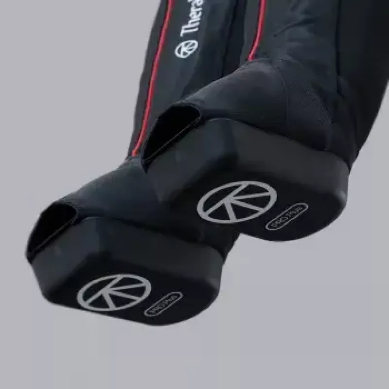 Kompresiniai batai Therabody Recovery Air Jetboots Pro Plus — viso ilgio, įprasti, pneumatiniai 20–100 mmHg, vibracija, LCD ekranas, įkraunami