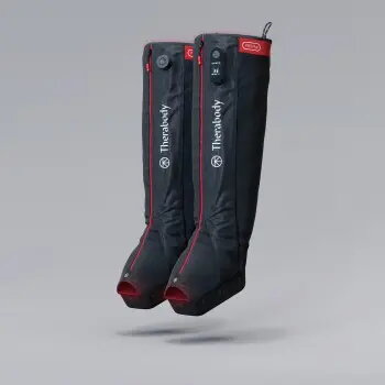 Kompresiniai batai Therabody Recovery Air Jetboots Pro Plus — viso ilgio, įprasti, pneumatiniai 20–100 mmHg, vibracija, LCD ekranas, įkraunami