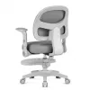 Sukiojama kėdė mark adler Junior 5.0 — ergonomiška tinklinė atloša, porolono sėdynė, reguliuojamas aukštis 42–54 cm, pilka