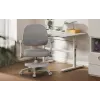 Sukiojama kėdė mark adler Junior 5.0 — ergonomiška tinklinė atloša, porolono sėdynė, reguliuojamas aukštis 42–54 cm, pilka