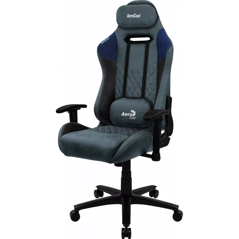 Aerocool DUKE AeroSuede universali žaidimų kėdė, juoda, mėlyna