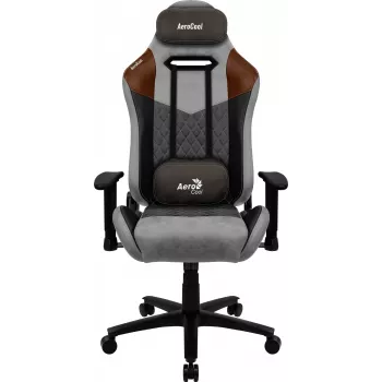 Aerocool DUKE AeroSuede universali žaidimų kėdė juoda, ruda, pilka