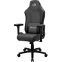 Aerocool CROWN AeroWeave CROWNASHBK ergonomiška žaidimų kėdė, paminkštinta sėdynė, reguliuojamos pagalvėlės, Ash Black
