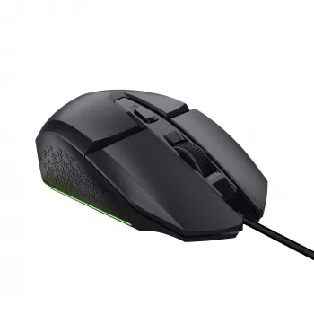 Trust GXT 109 Felox pelė, skirta žaidimams, dešiniarankiams, USB Type-A, optinė, 6400 DPI
