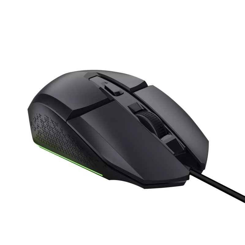Trust GXT 109 Felox pelė, skirta žaidimams, dešiniarankiams, USB Type-A, optinė, 6400 DPI