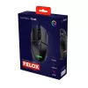 Trust GXT 109 Felox pelė, skirta žaidimams, dešiniarankiams, USB Type-A, optinė, 6400 DPI