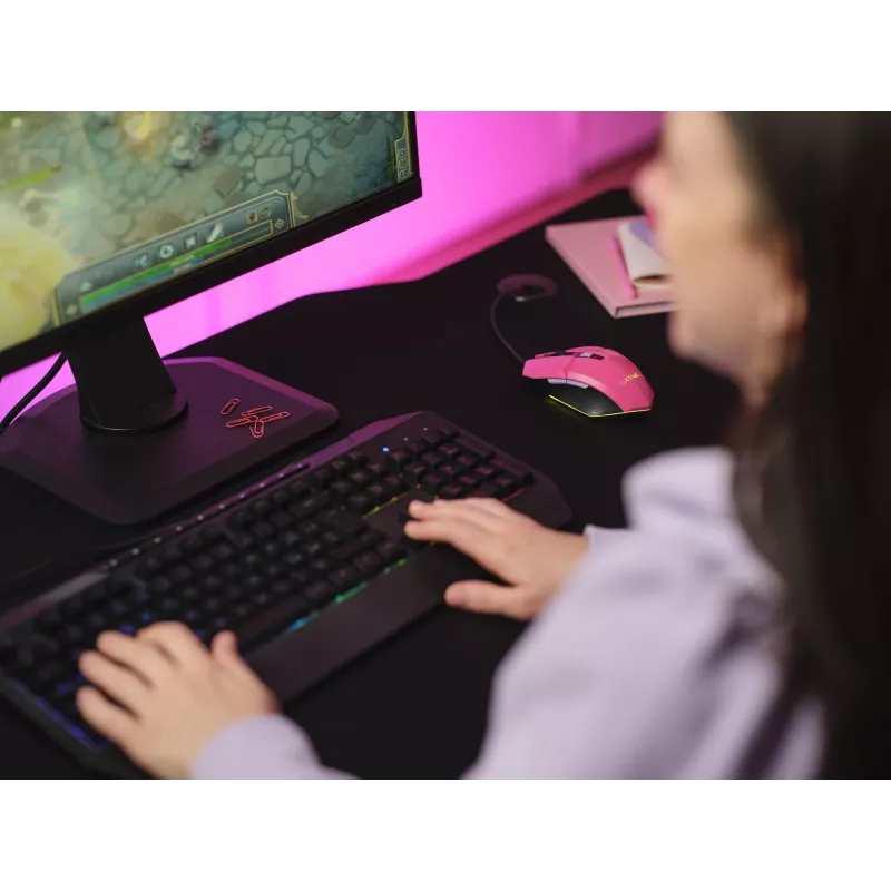 Trust GXT 109P FELOX pelė Žaidimams Abiem rankoms tinkama USB Type-A 6400 DPI