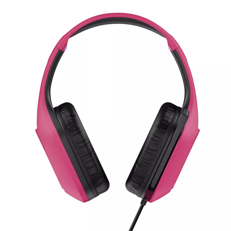 Trust GXT 415P Zirox ausinės su laidu, ant galvos dedamos, žaidimams, rožinės