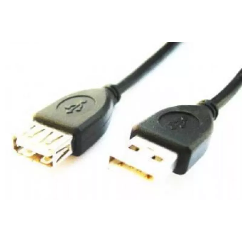 GEMBIRD USB 2.0 Type-A į USB Type-A ilginamasis kabelis (AM/AF), 2 m – juodas