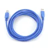 GEMBIRD USB 3.0 laidas A kištukas–B kištukas 3 m – mėlynas