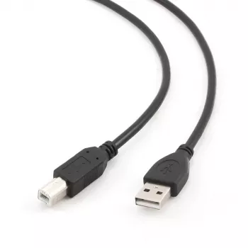 GEMBIRD USB 2.0 A kištuko - B kištuko kabelis 2,0 m (6 pėd.) - juoda / urmo pakuotė (ccp-USB2-ambm-6)