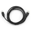 GEMBIRD USB 2.0 A kištuko - B kištuko kabelis 2,0 m (6 pėd.) - juoda / urmo pakuotė (ccp-USB2-ambm-6)