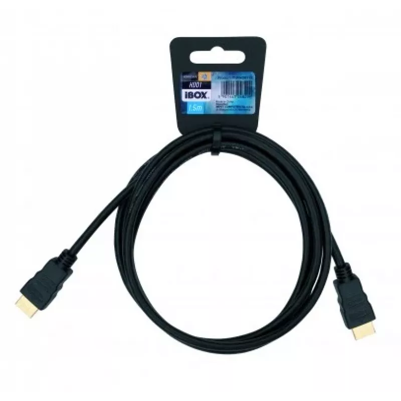 IBOX ITVFHD0115 HDMI kabelis 1,5 m HDMI A tipo (standartinis) Juodas