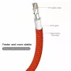 USB-A į Lightning laidas Baseus Yiven 1,8 m, 2 A išvestis, raudonas, termoplastinio elastomero apvalkalas