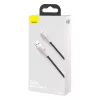 BASEUS Fast Charge Cafule duomenų perdavimo laidas - USB Type-A į Lightning - 480Mbps (2.4A PD) - 1m - juodas