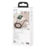 BASEUS Fast Charge Cafule duomenų perdavimo laidas - USB Type-A į Lightning - 480Mbps (2.4A PD) - 1m - juodas