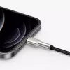 BASEUS Fast Charge Cafule duomenų perdavimo laidas - USB Type-A į Lightning - 480Mbps (2.4A PD) - 1m - juodas